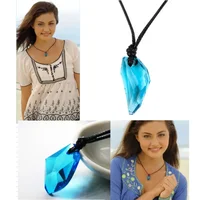 H2o Necklace Fashion Resin Moonstone Pendant Just Add Water Blue Stone Mako Mermaid Jewelry Film Gift Gift for Her 1