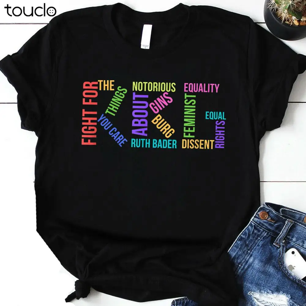 

New Notorious Rbg Ruth Bader Ginsburg Political Feminist T-Shirt Unisex S-5Xl Xs-5Xl Custom Gift Short Sleeve Funny Tee Shirts