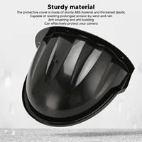 Pare-soleil en plastique ABS pour caméra de sécurité, couverture de pluie extérieure 6