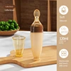 Safe Useful Silicone Baby Bottle with Spoon Food Supplement Rice Cereal Bottles Squeeze Spoon Milk Feeding Bottle Cup 4