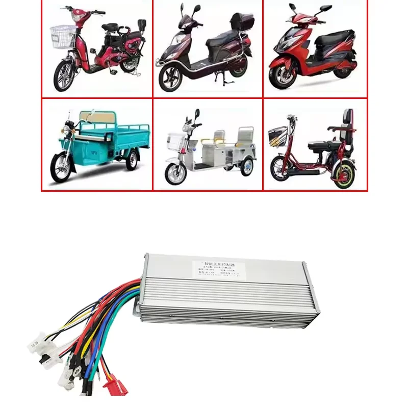 Electric Bike Accessories Brushless DC Motor Controller 48V/64V 500W 800W For Electric Bicycle E-bike Controller High Quality
