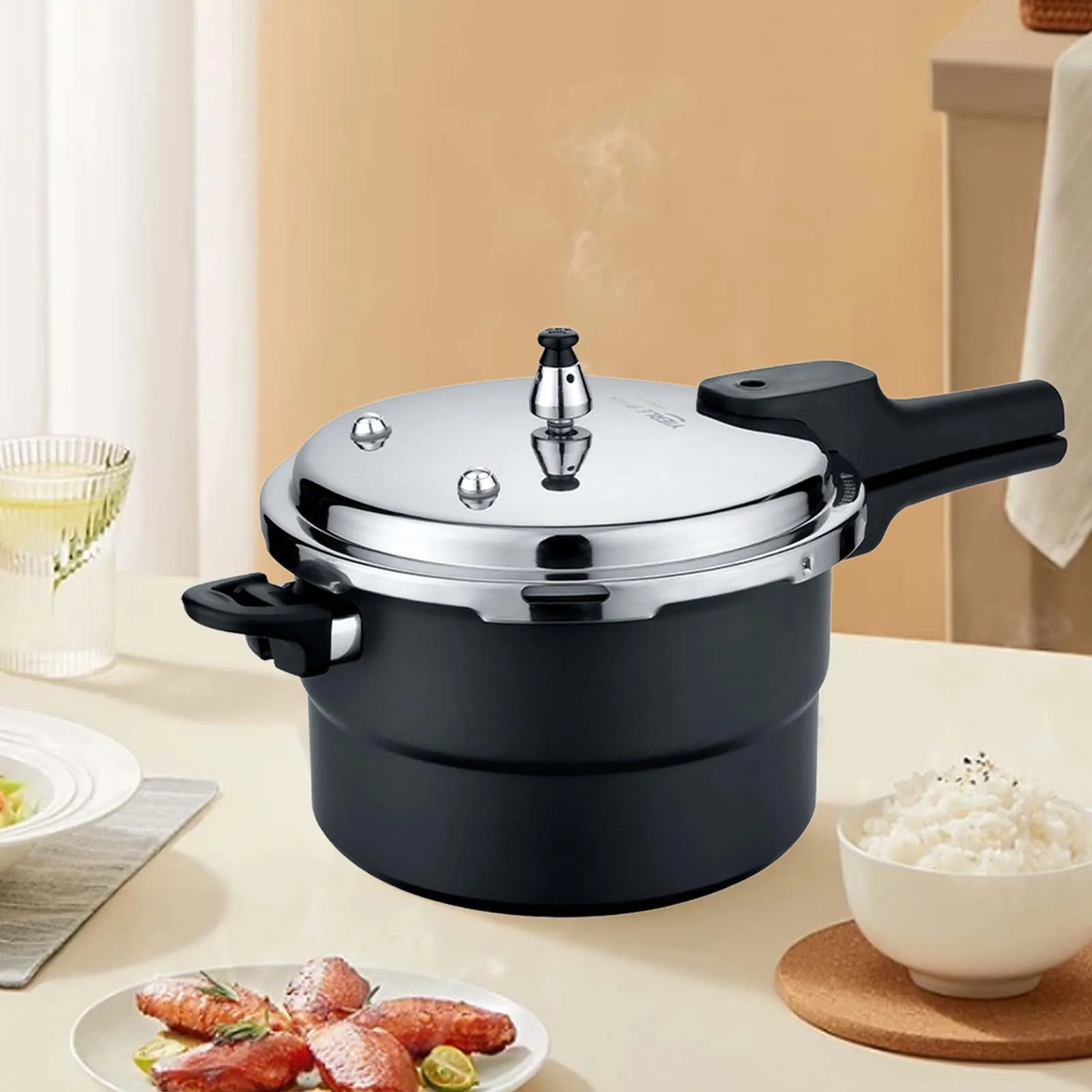 Micro Pressure Cooker Cookware Soup Meats Pot Rice Cooker Gas Stove Pressure  Stew Pan Non-Stick Cooking Pots For Kitchen - AliExpress