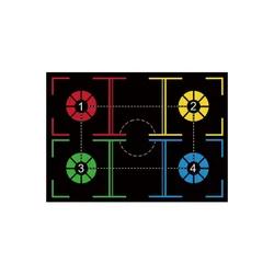 Non-Slip Soundproof Basketball Training Mat for Indoor Dribbling and Ball Control Practice (A)