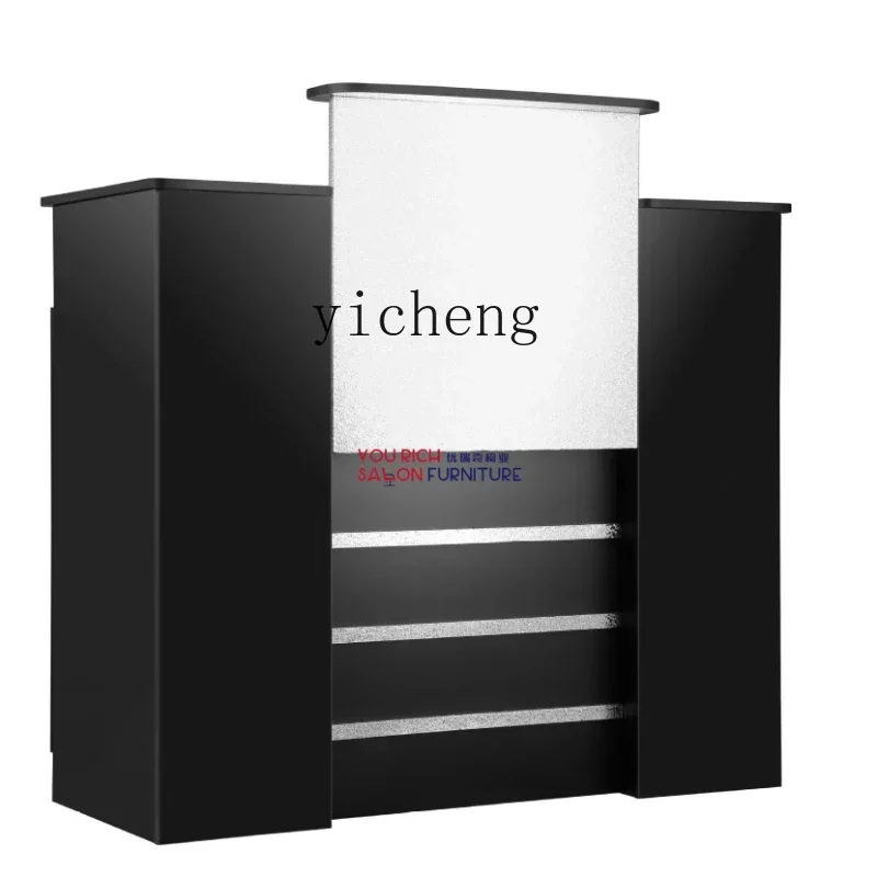 

ZC Barber Shop Cashier Desk Hairdressing Workbench Wholesale Salon Reception Desk Hair Salon Cashier Desk