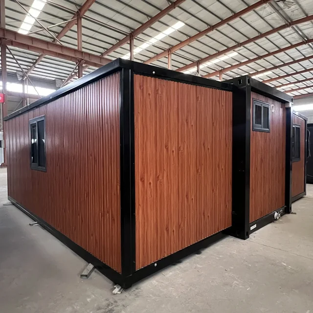 Casas Modulares Case prefabbricate Usa Modulare Piccola casa contenitore pieghevole espandibile Casa con Home Office e Garage 3