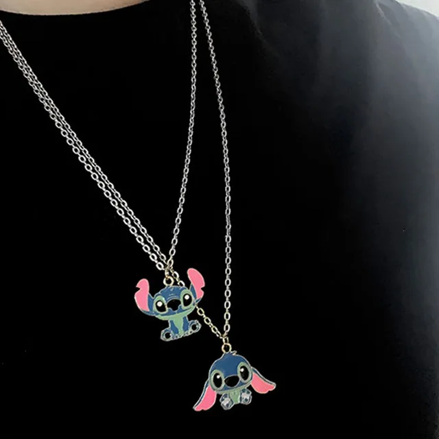 Disney-pendientes de Metal de Lilo & Stitch para mujer y niña, joyería  delicada de Anime Kawaii, accesorios, regalos - AliExpress