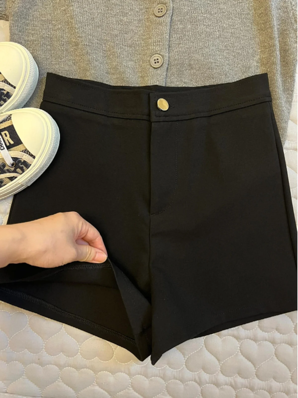 Плюс размер Осень и зима Slim fit Утягивающие брюки трапециевидной формы Bootcut Gyaru