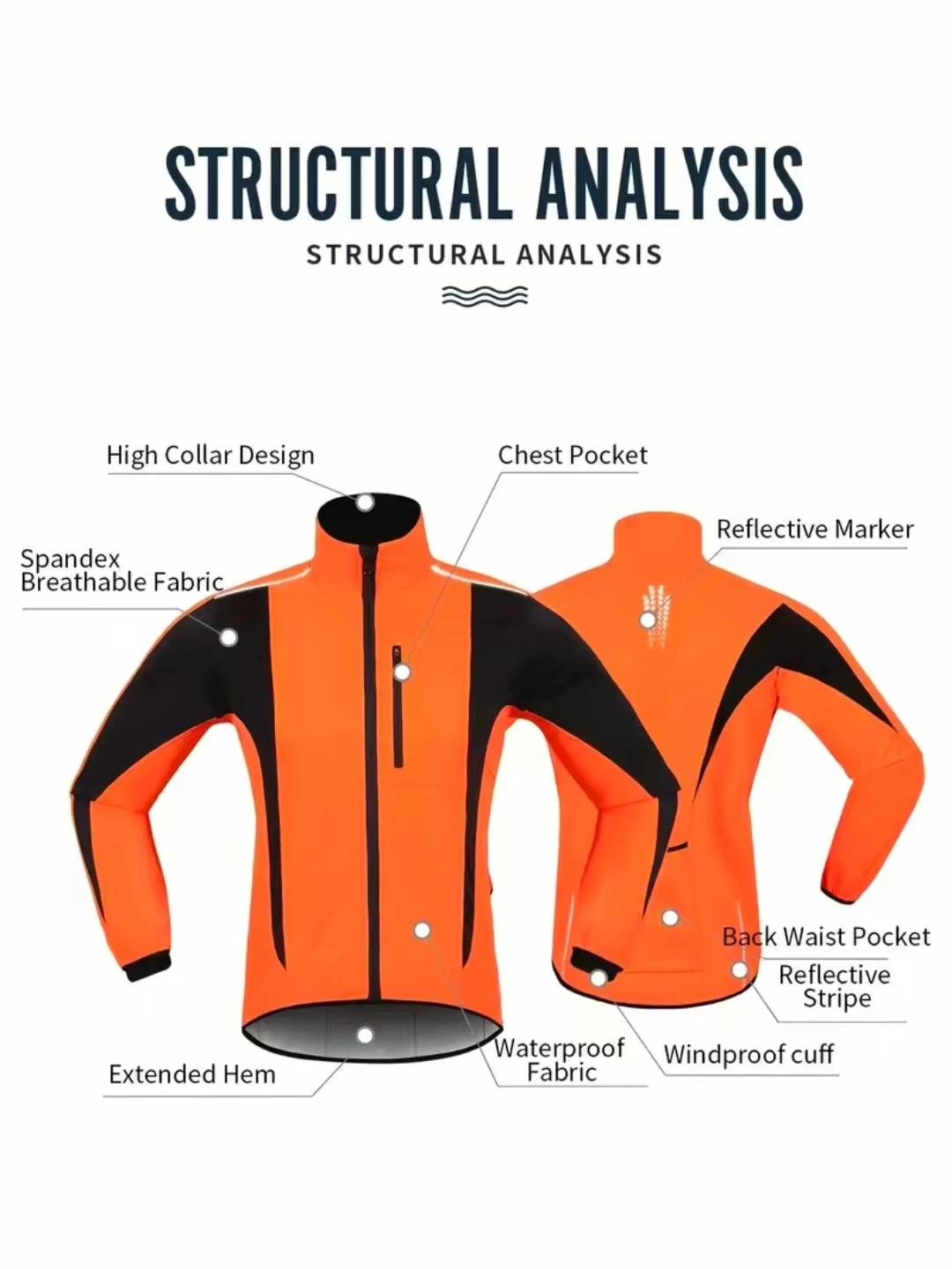 Thermal Fleece Bike Jacket, Waterproof Windproof Cycling Warm Softshell Jacket For Winter