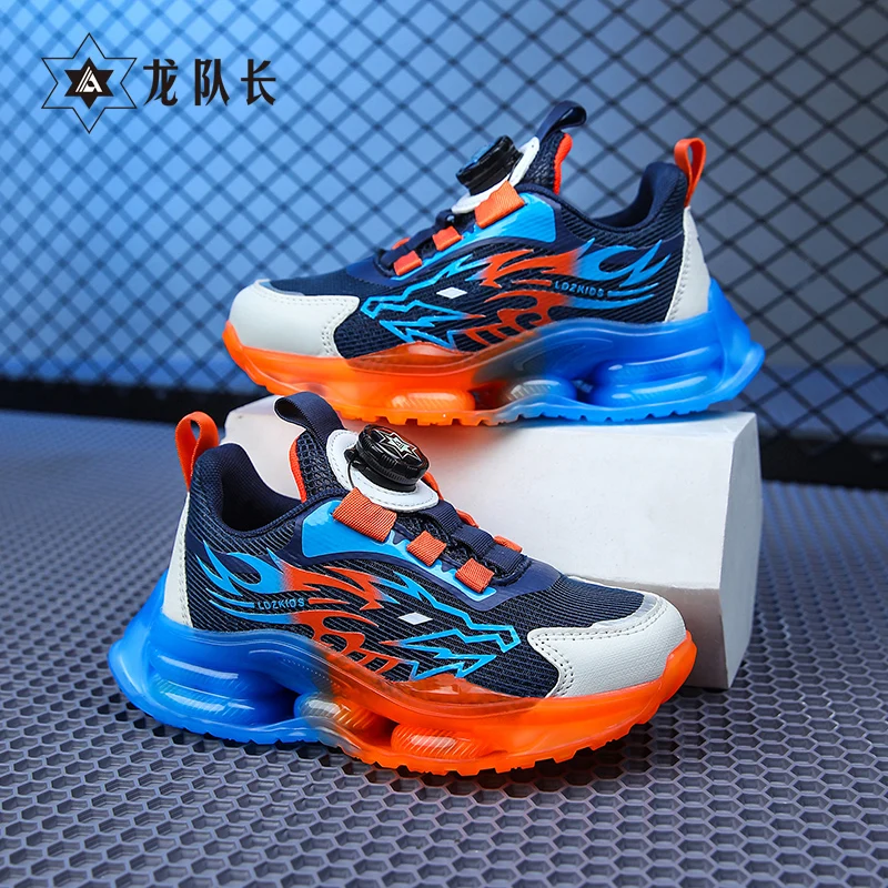 

Обувь для мальчиков летняя сетчатая дышащая обувь с одной сеткой Новинка 2024 детская спортивная баскетбольная обувь с мягкой подошвой и воздушной подушкой для бега