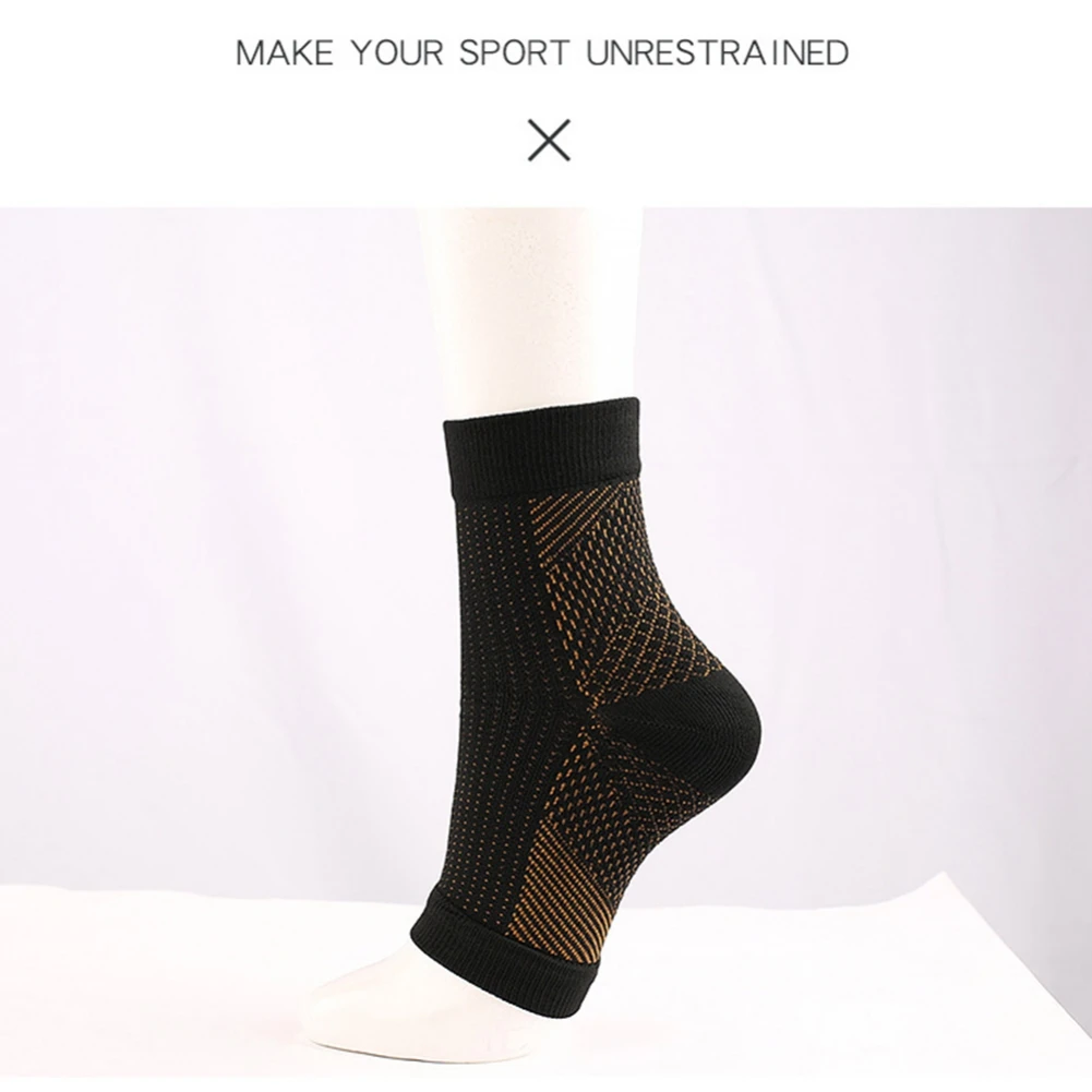 Sports Socks Men Protection Socks Skate Heel Protection of Front of Foot Shin Achilles Tendon Padded Barefoot