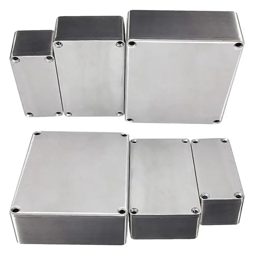 1 Stück 1590 Serie Gitarren-Effektpedal-Gehäuse Aluminium-Druckguss-Effektpedal-Stompbox-Gehäuse in Verschiedenen Größen Kippschalter-Box – Detail 2