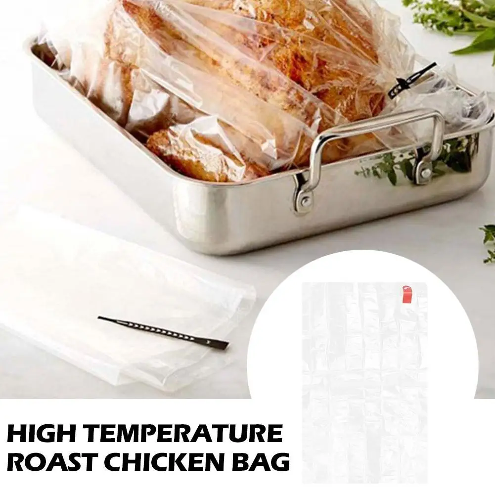 PET Disposable Environmental Protection Cooking Bag 20Pcs 50 * 65cm Oven Bag Turkey Manufacturer Food Packaging disposable cooking bag