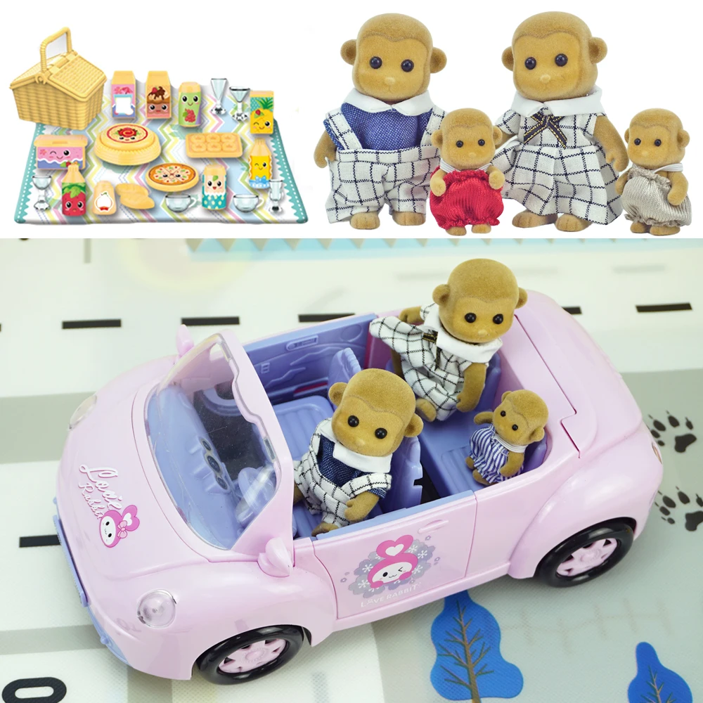 

Children's Birthday Gift Simulation Forest Play House Toy Convertible Sliding Car Rabbit Family Ho Package Toy Halloween Gift