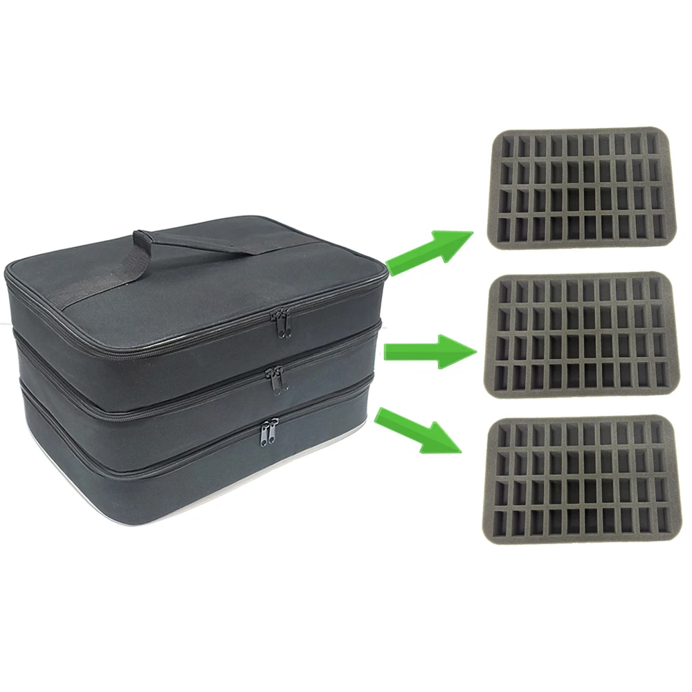Durable Shockproof Tool Storage Case with Zipper Closure