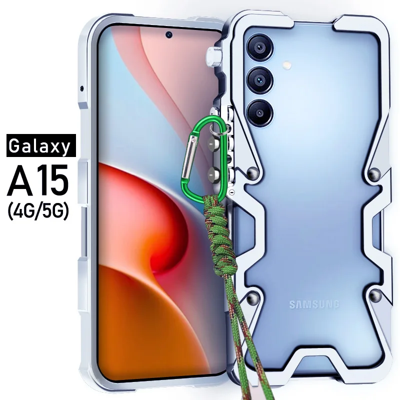 Luxury Aluminum Metal Bumper Shockproof Phone Case Cover