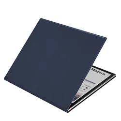 Slim Lightweight Book Folio | Vegan PU Smart Cover with Auto Sleep/Wake & Magnetic Closure - Boox Note Air5 C (Dark Blue)