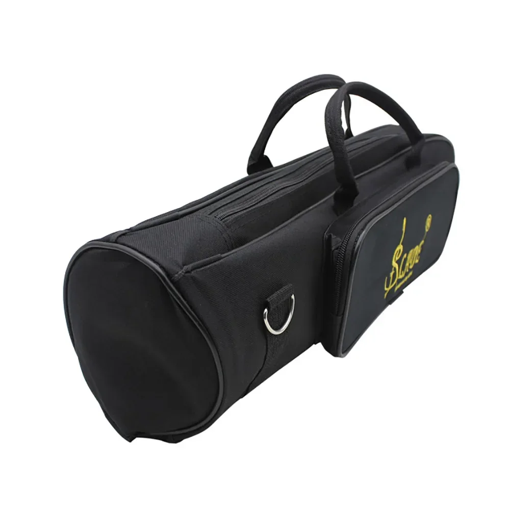 Trumpet Bag Soft Padded Thicken Waterproof Oxford Cloth Single Shoulder Case Brass Instrument Accessories
