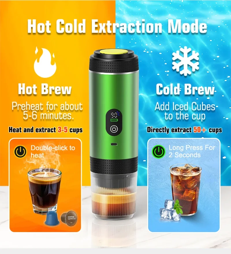 ماكينة قهوة كبسولات 3 في 1 اسبريسو