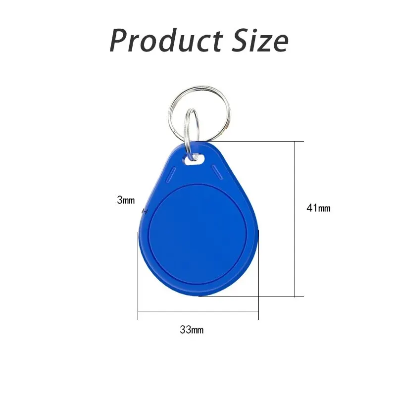 5/10/20PCS 13.56Mhz RFID UID Token Copy Keykobs Changeable Attendance Management CUID Clone Keychain Tag For Mif 1k S50 Writable