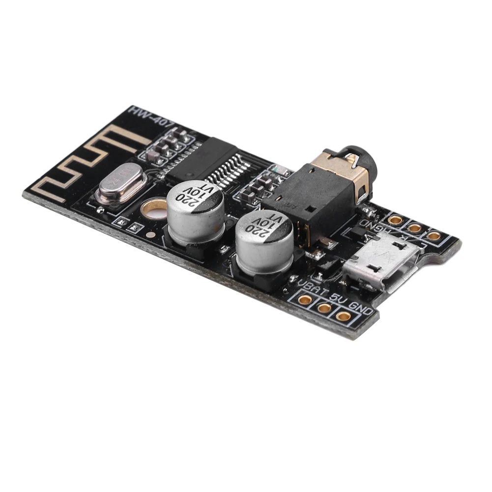 HiFi 블루투스 호환 MP3 오디오 수신기 모듈 무손실 디코더 HiFi 보드 DC3.7 5V HW-407 이어폰 액세서리
