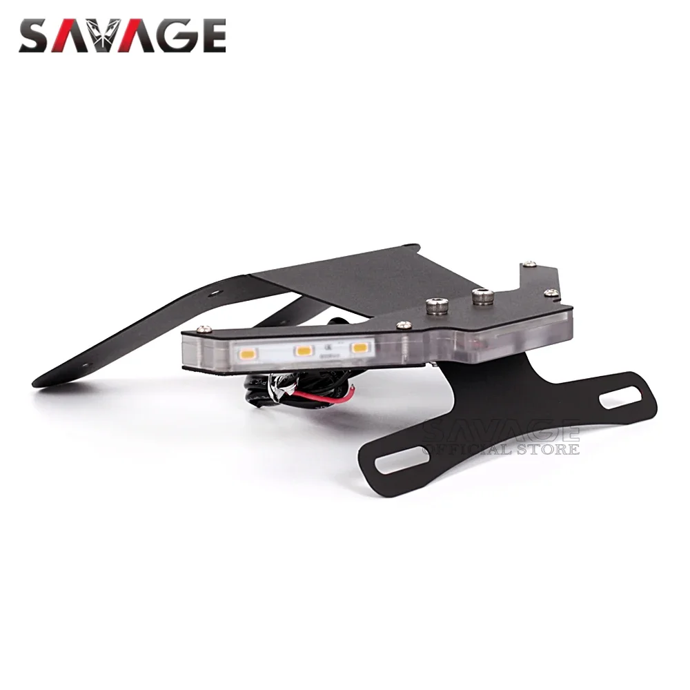 Fender Eliminators For YAMAHA YZF R25 R3 MT25 MT03 2014- Motorcycle Rear License Plate Holder Tail LED Turn Signal Light