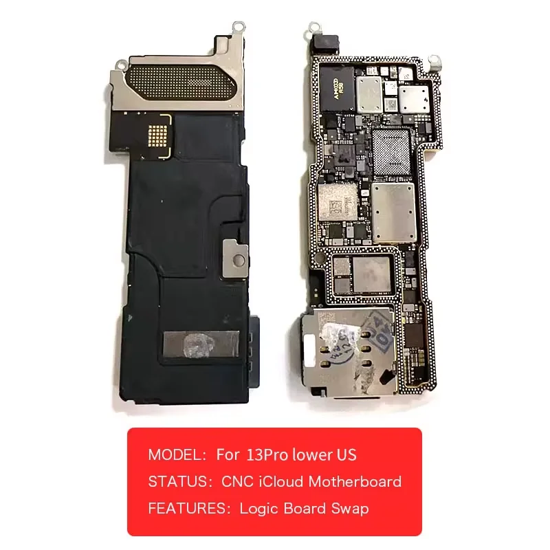 CNCカットマザーボード iPhone 13 Mini Pro MAX ロジックボード 研磨