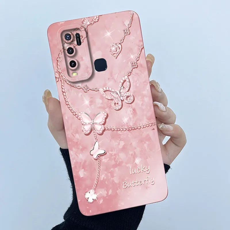 Fashion Simplicity Flower Soft Liquid Silicone Phone Case Cover