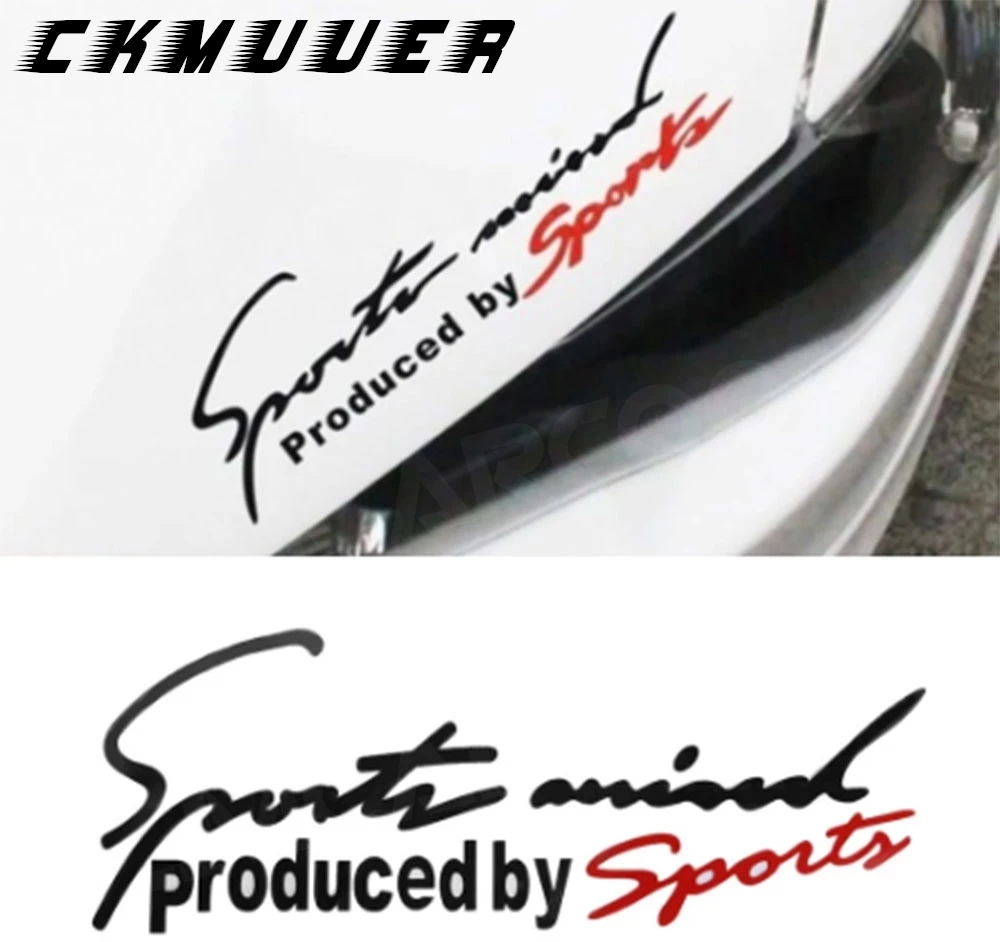 Car Sports Style Car Stickers Emblem Badge Decal Bonnet Stickers Accessories for Audi For BMW For Benz Decoration