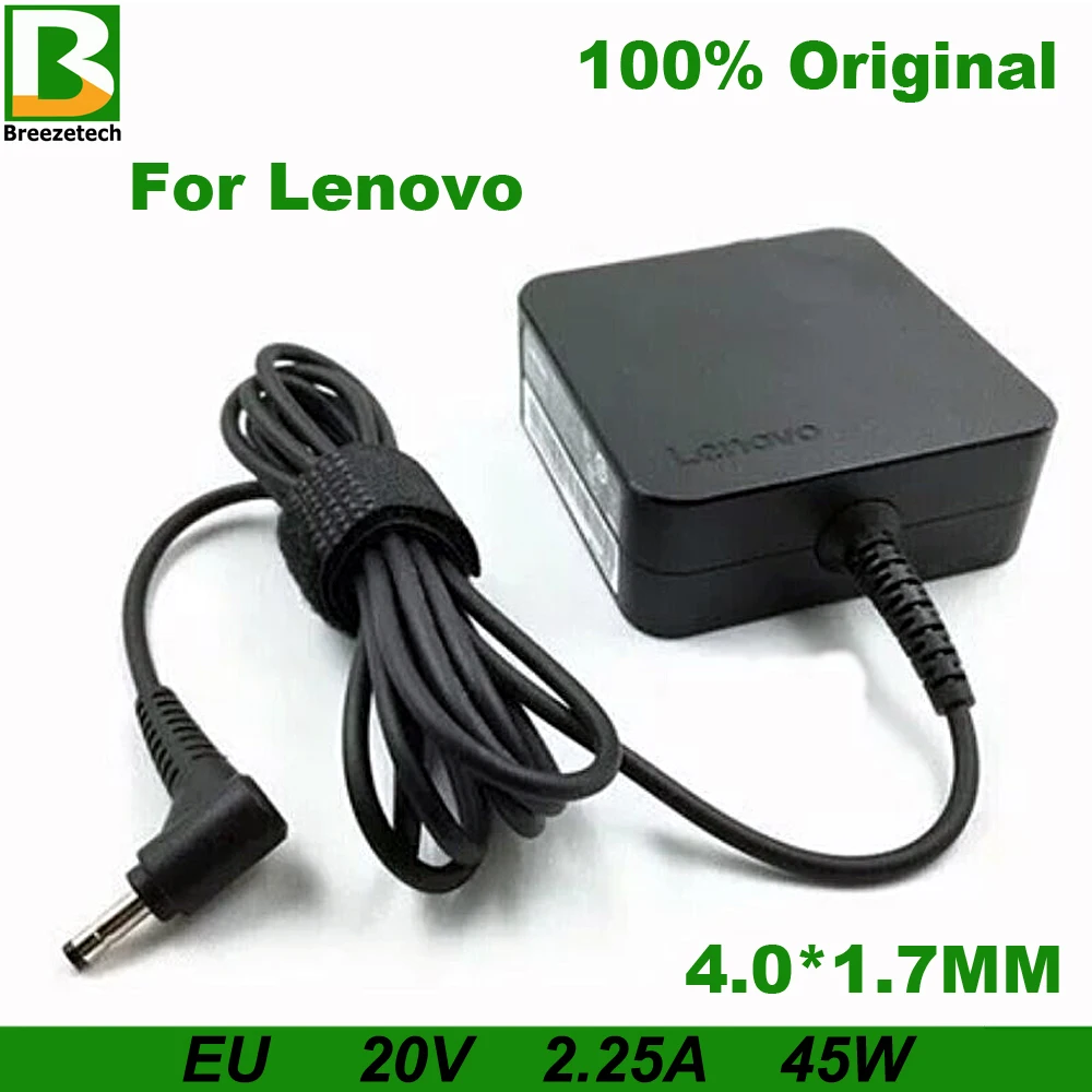 Laptop Charger 20V 2.25A 45W 4.0*1.7mm Laptop AC Adapter Power Charger For Lenovo Ideapad 100 110s Yoga 510 310-14 710s-13ISK B50-10 ADL45WCC