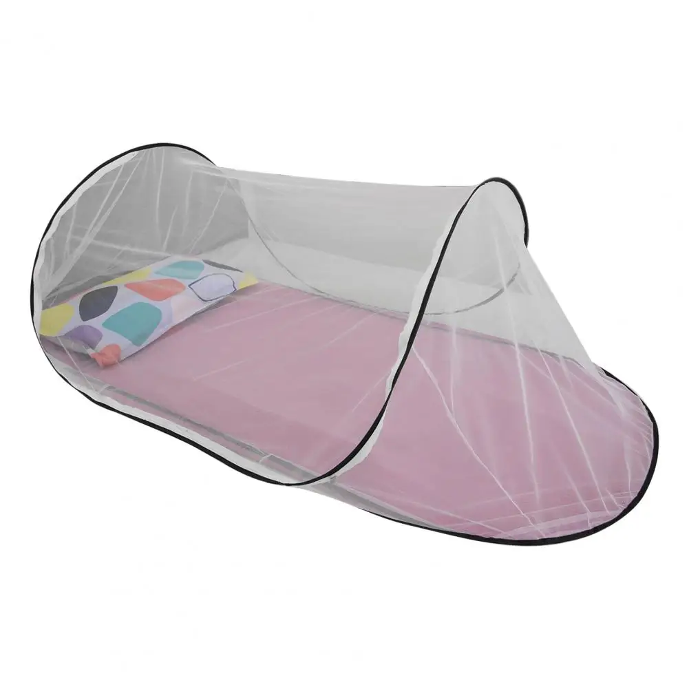 Ventilated Fly Shelter Portable Pop Up Mosquito Net Tent for Bed Lightweight Folding Net for Indoor Outdoor Camping Maximum