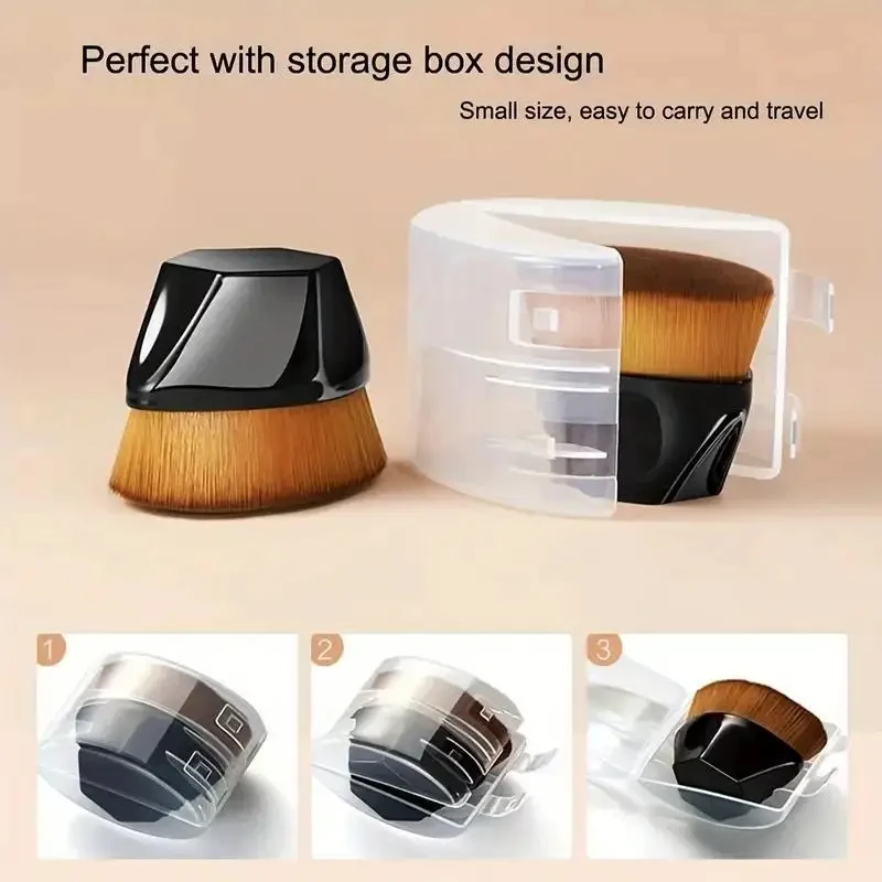 Soft Portable Foundation Brush for Women