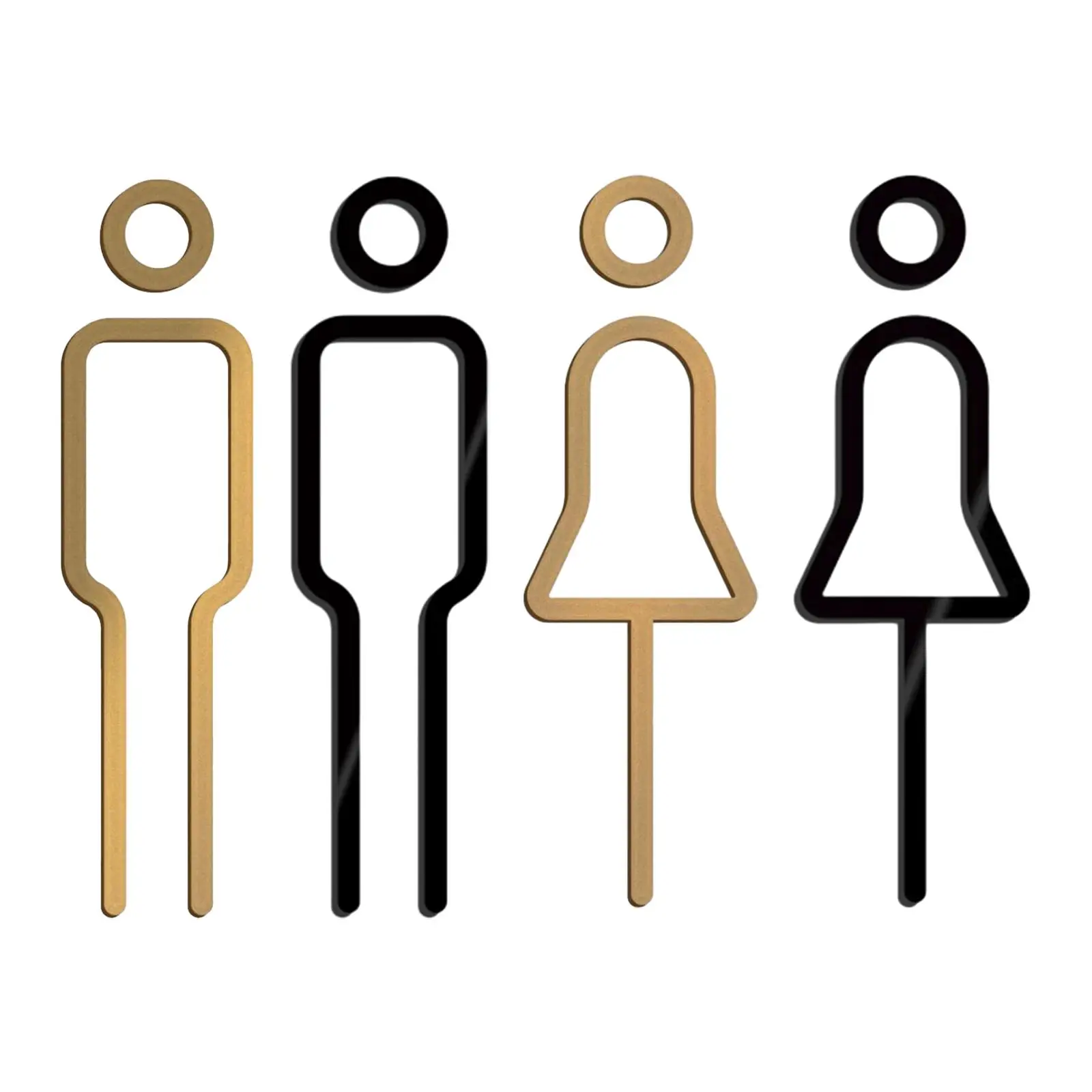 RestroomSignSelfAdhesiveBathroomSignageBathroomSignHanging