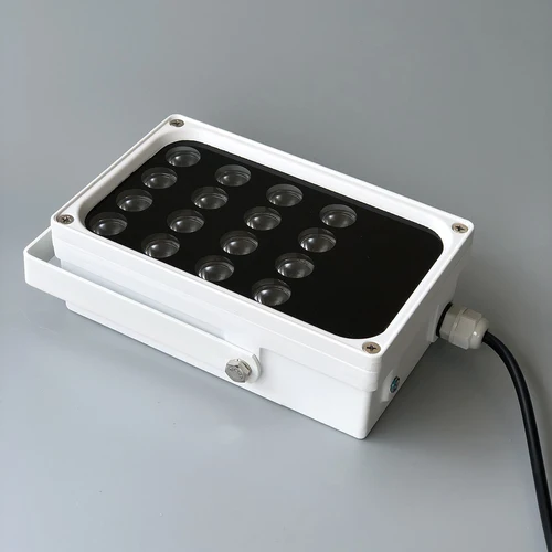 야외용 보이지 않는 적외선 조명, 야간 투시경 IR 필 램프, 보안 카메라용, 940nm AC110V ~ 220V / 12V DC, IP66 4