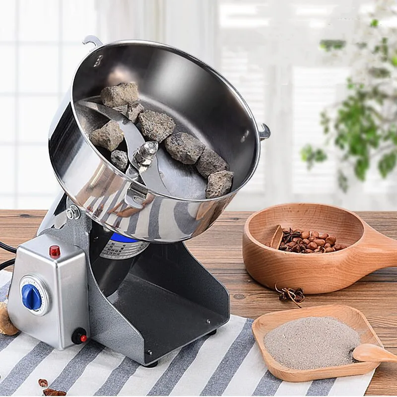 1000G Grinder Machine Grains Electric Herbal Coffee Powder Miller Dry Food High Speed Intelligent Spices Cereals Crusher 2