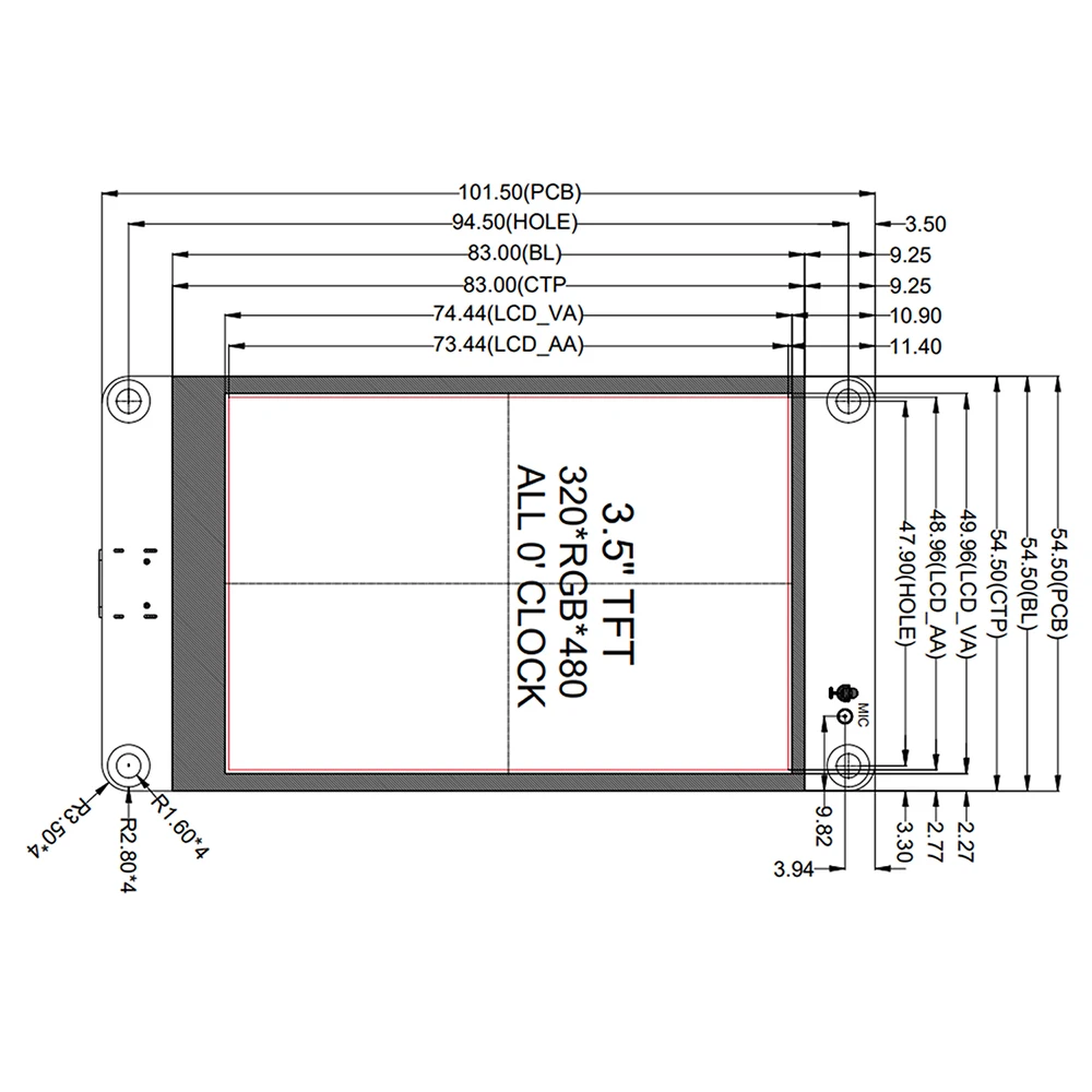 Enhanced Dual-Core Dev Board with 3.5-Inch Touchscreen, Bluetooth, and Wi-Fi for Students & Makers DIY