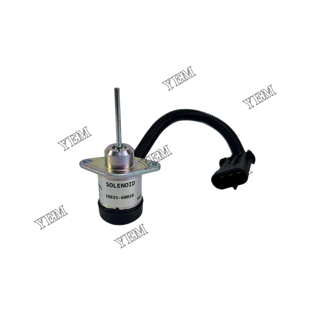 

For Kubota V2403 Solenoid Valve 1503ES-12A5UC4S 6684826 1G925-60011 12V