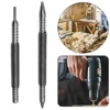 1/2Pcs Spring Tool Hammerless Nail Set Double Head 1/16&3/32inch Spring Loaded Marking Holes Tool Metal Woodwork Drill Bit 3
