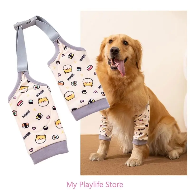 Dog Elbow Protector Dog Elbow Brace Dog Front Leg Brace Recovery Sleeve Protector for Canine Joint Support Reduce Impact Injuries Joint Cares