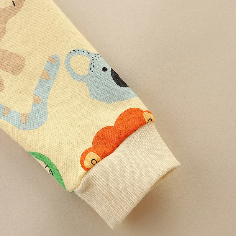 Baby Boys Clothes Lion Coat Zipper Hoodies Cartoon Animals Sweatshirt Jacket Spring for Kids Clothes Children's Clothing