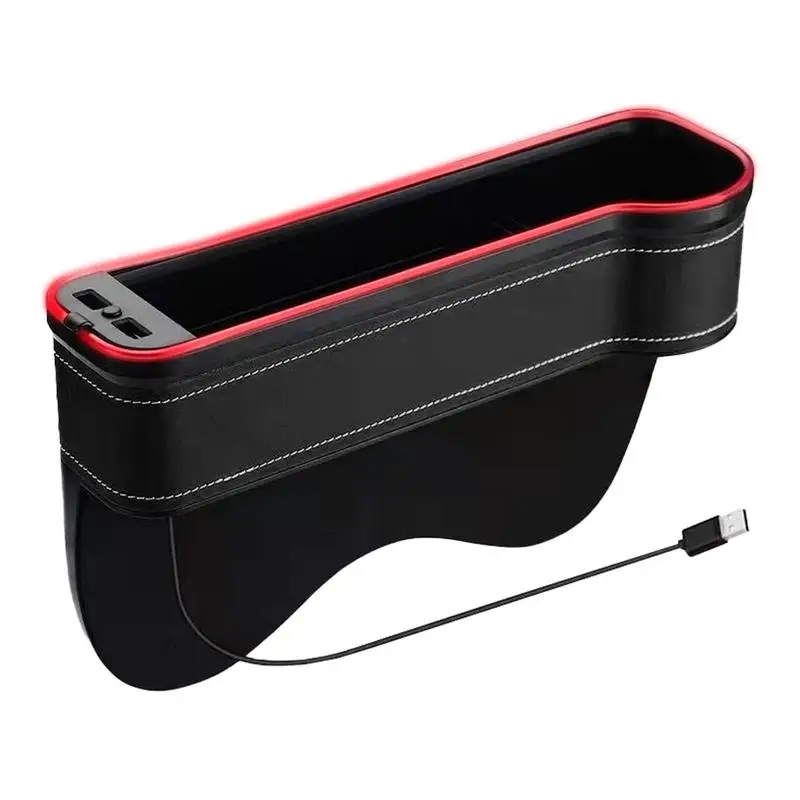 

Автомобильный ящик для хранения, многофункциональный автомобильный органайзер, 7 цветов, автомобильный Органайзер, консоль переднего сиденья с держателями для чашек