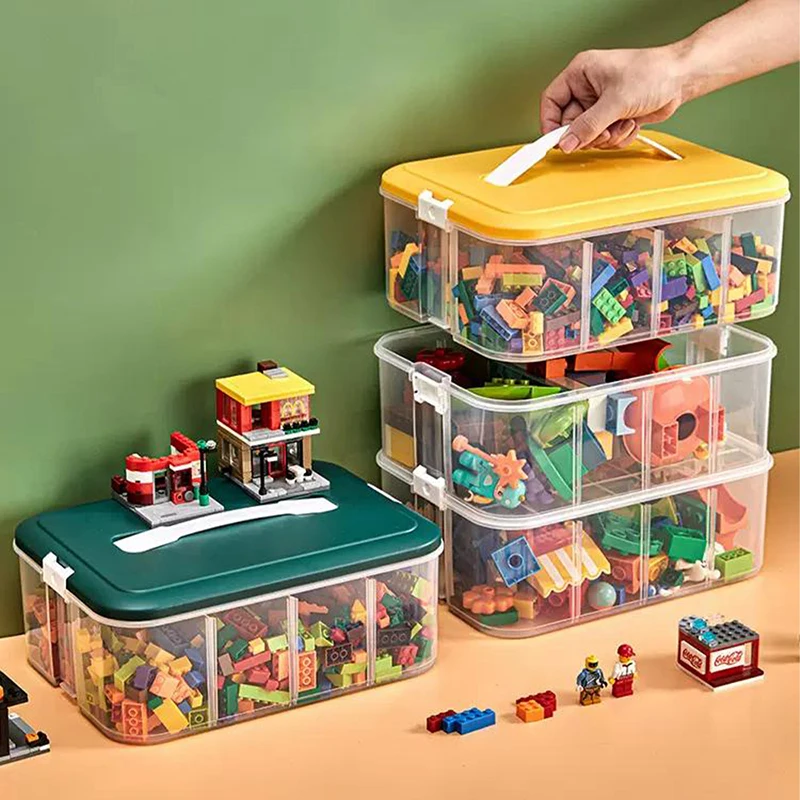 Blocs De Construction Multicouches Lego Toys Grande Capacité