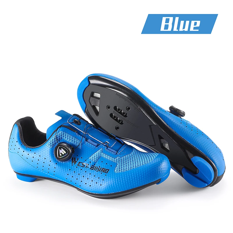 Scarpe da Ciclismo WEST BIKING MTB con Tacchette, Scarpe da Bici da Strada SPD, Sneaker da Corsa e Triathlon con Chiusura Automatica Antiscivolo, Taglie 39-44  18