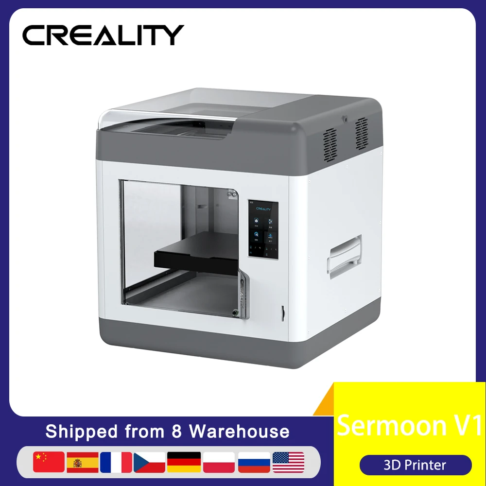 Creality Sermoon V1 FDM 3D Printer 175x175x165mm Print Size Silent Mainboard 4.3 Inch Color Touchscreen Detachable Platform creality 3d printer