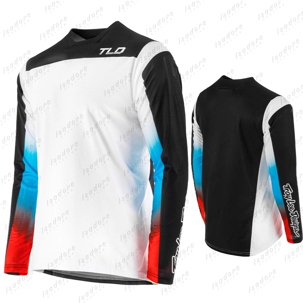 

Men Mtb Bike Motocross Jersey Bmx Mountain Downhill Bike Clothing Enduro Racing Shirt Breathable Jerseys Dh New