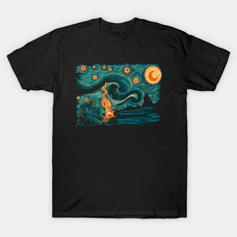 

Dark Starry Souls Oil Painting T-Shirt. Summer Cotton O-Neck Short Sleeve Mens T Shirt New S-3XL
