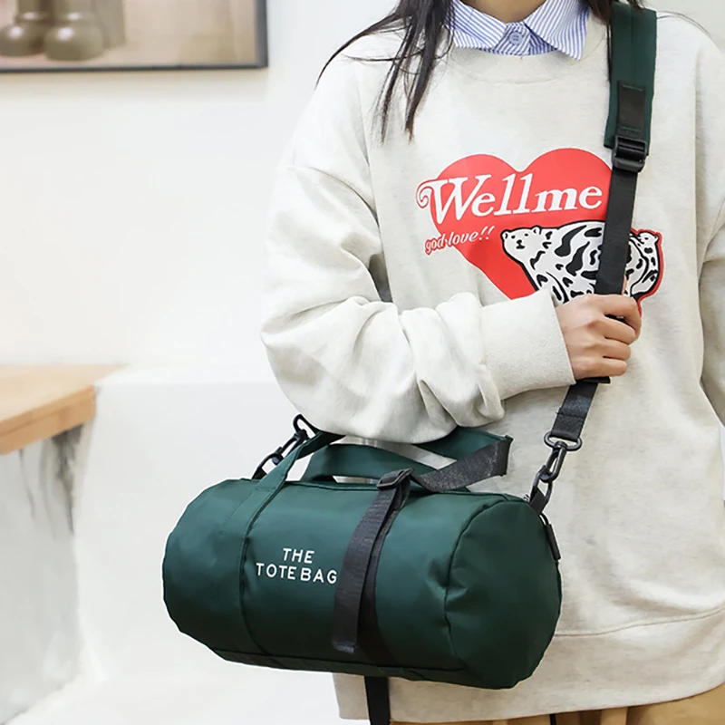 Small Fashion Gym Fitness Bag for Women Yoga Sports Travel Luggage Weekender Mini Women'S Handbag Female Shoulder Duffle Bag 4