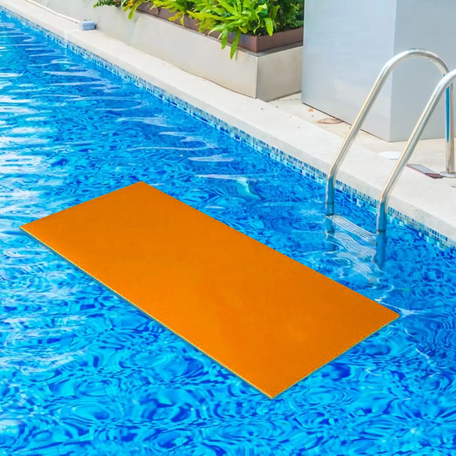 Water Float Mat Unsinkable Float Mat Bed Float Blanket Relaxing High Density XPE Mattress for River Beach Pool Lake Summer