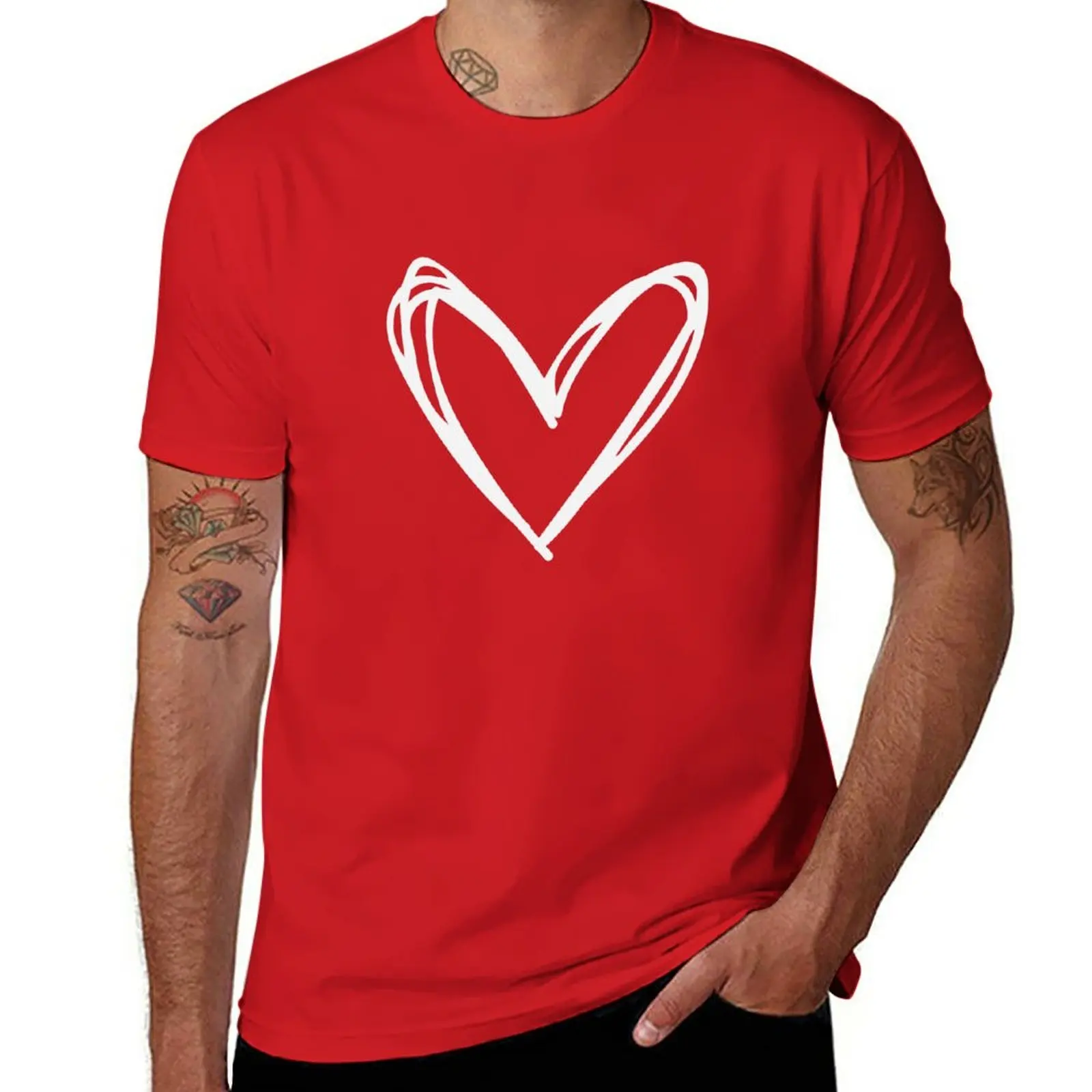 

New Cute Heart Cases Phone Cases T-Shirt man clothes funny t shirt cat shirts Short t-shirt plain t shirts men