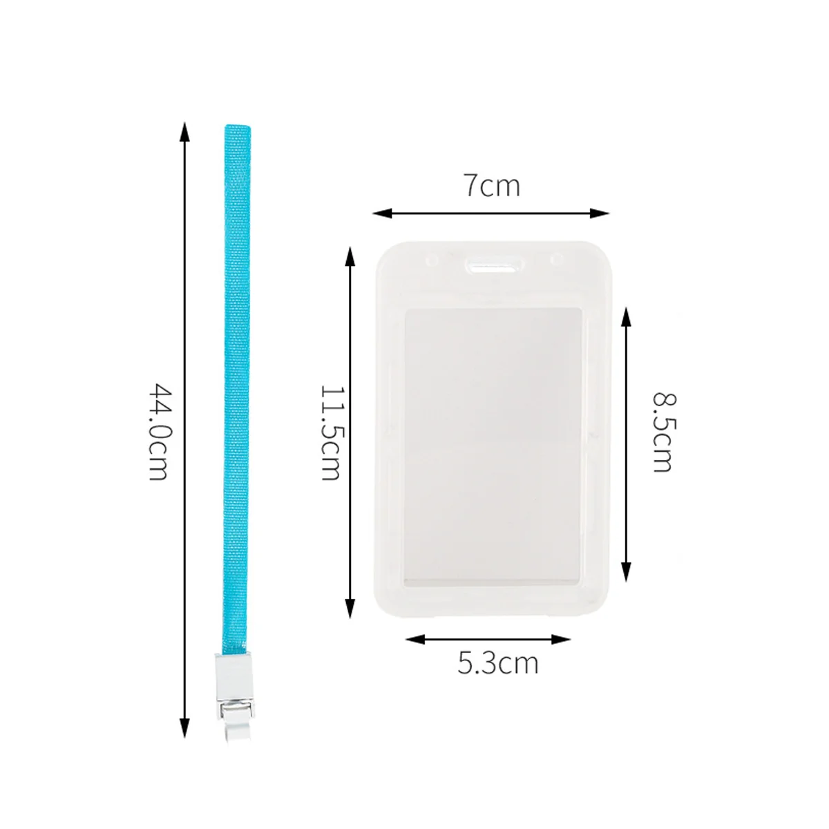 Card Cover 2/20PCS Transparent Women Men Student Bus Card Badge Holder Business Bank ID Credit Cards WaterProof Shell
