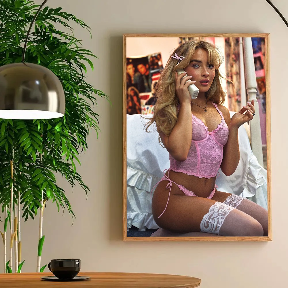 Poster Sabrina Carpenter Poster Art Print Bar Living Room Furniture Decor movie poster anime poster vintage posters league of legends poster poster prints